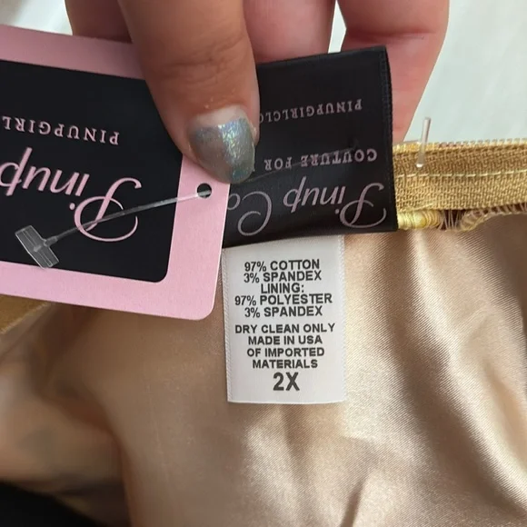 NWT PUG Jenny Dress Tiki Tiles print - Picture 4 of 5